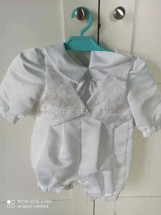 Garniturek chłopięcy sesja, chrzest roz.62