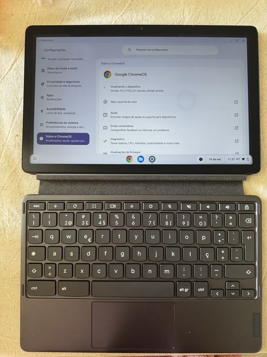 Lenovo Chromebook Duet 2 em 1 + Teclado e Capa