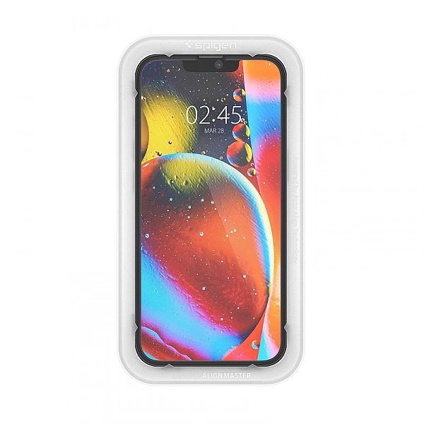 Szkło Hartowane Spigen Alm Glass Fc 2-pack Iphone 13 / 13 Pro / 14 Bla