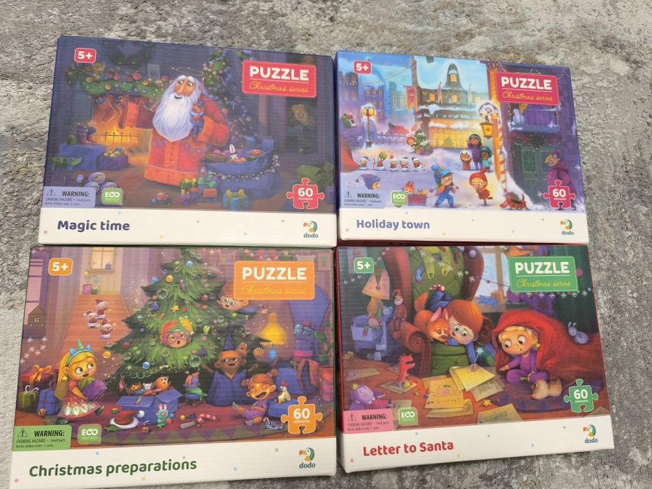 Набір пазлів дитячих Puzzle 4шт.