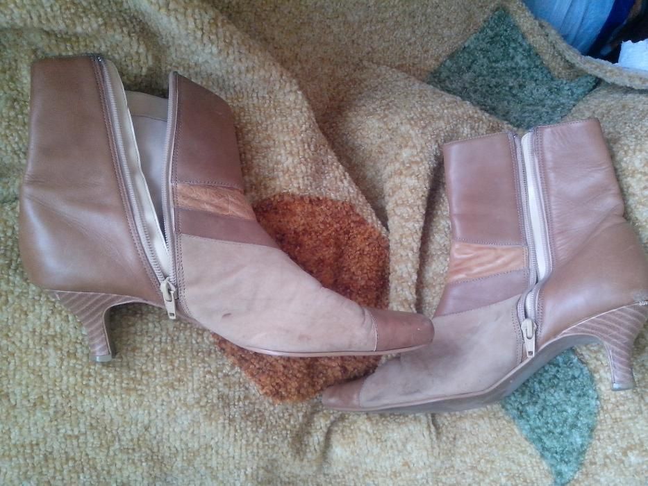 Сапожки женские кожаные Dorothy Perkins (размер 39)