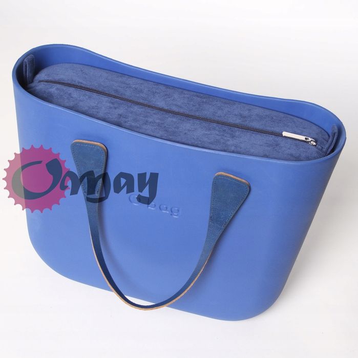 organizer OBAG STANDARD welur niebieski elegancki wkład OMAY