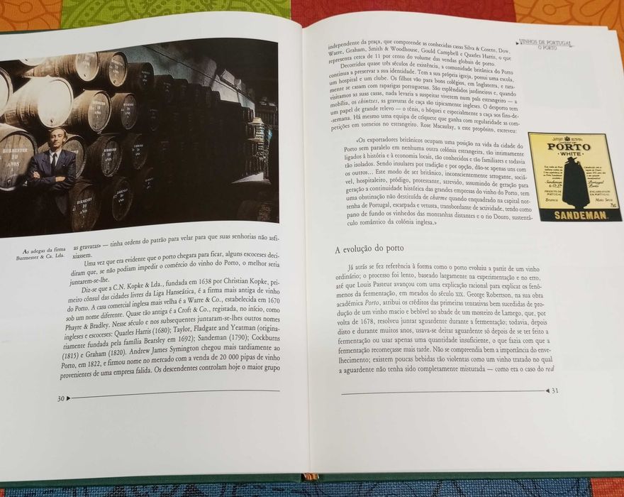 Livro Vinhos de Portugal