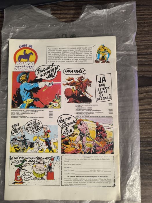 Banda desenhada pantera cor de rosa 1980