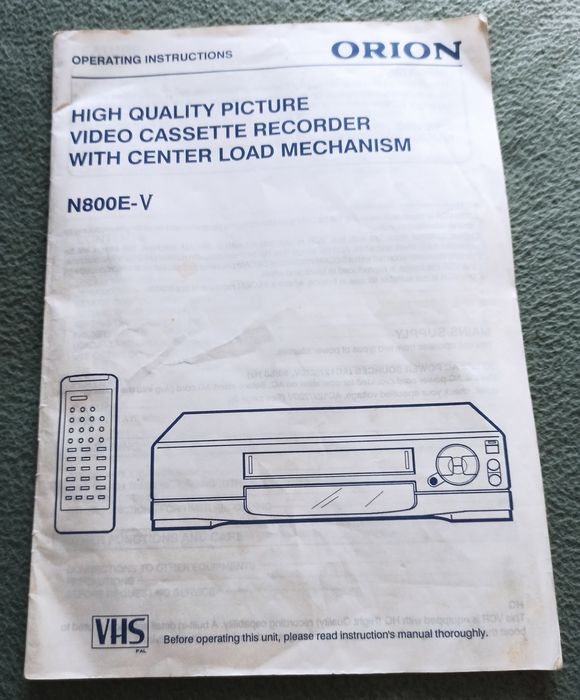 Video cassete Orion N800E-V