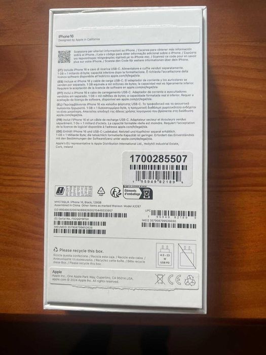 Iphone 16 , 128 GB