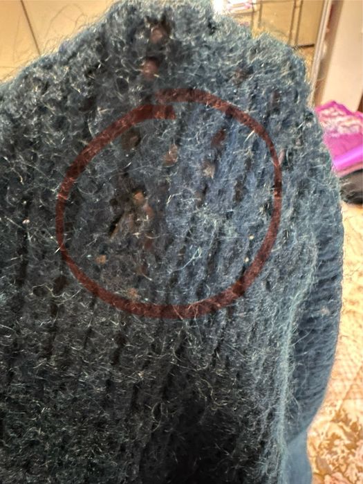 Светр Massimo Dutti морська хвиля, мохер 100%, розмір L-M