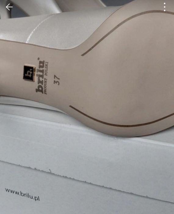 Buty ślubne Brilu