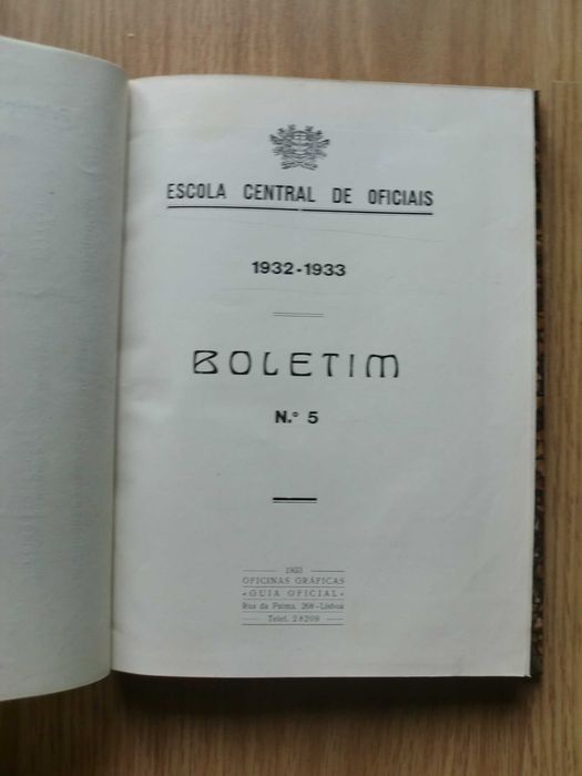 Escola Central de Oficiais - 1932/1933