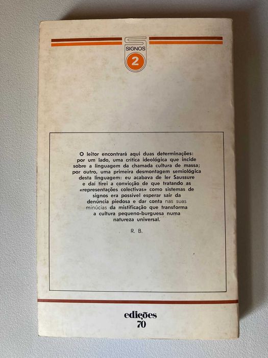 Mitologias, de Roland Barthes