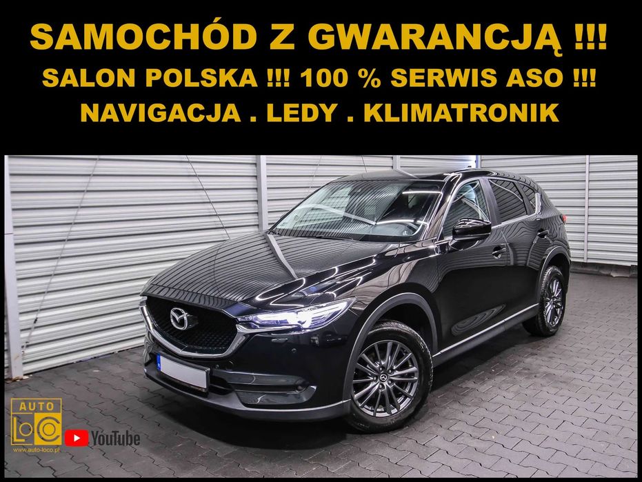 Mazda CX-5 SkyENERGY + Salon POLSKA + 100% Serwis MAZDA +Navi +LEDy +Klimatronik