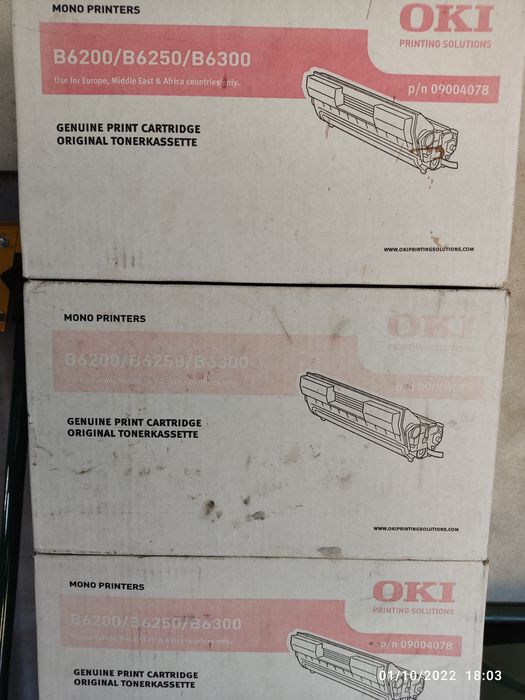 Toner OKI b6200 b6250 b6300