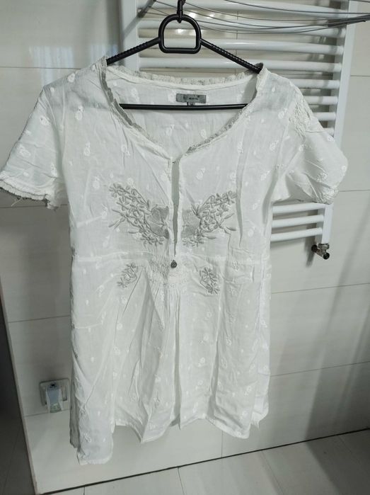 Roz. 36 bluzka na plażę krótki rękaw tanio