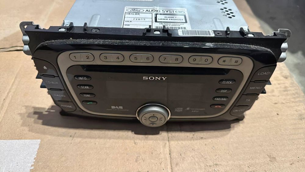 radio sony ford mondeo mk4 s-max mk1 przed lift