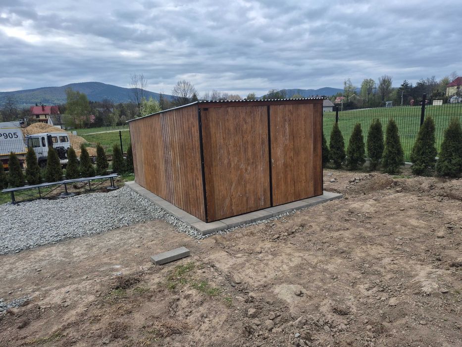 Garaż blaszany 3x5 w 2 gatunku