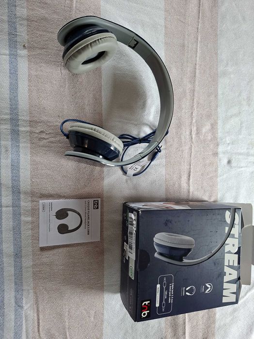 STREAM – Składane słuchawki stereo – niebieskie