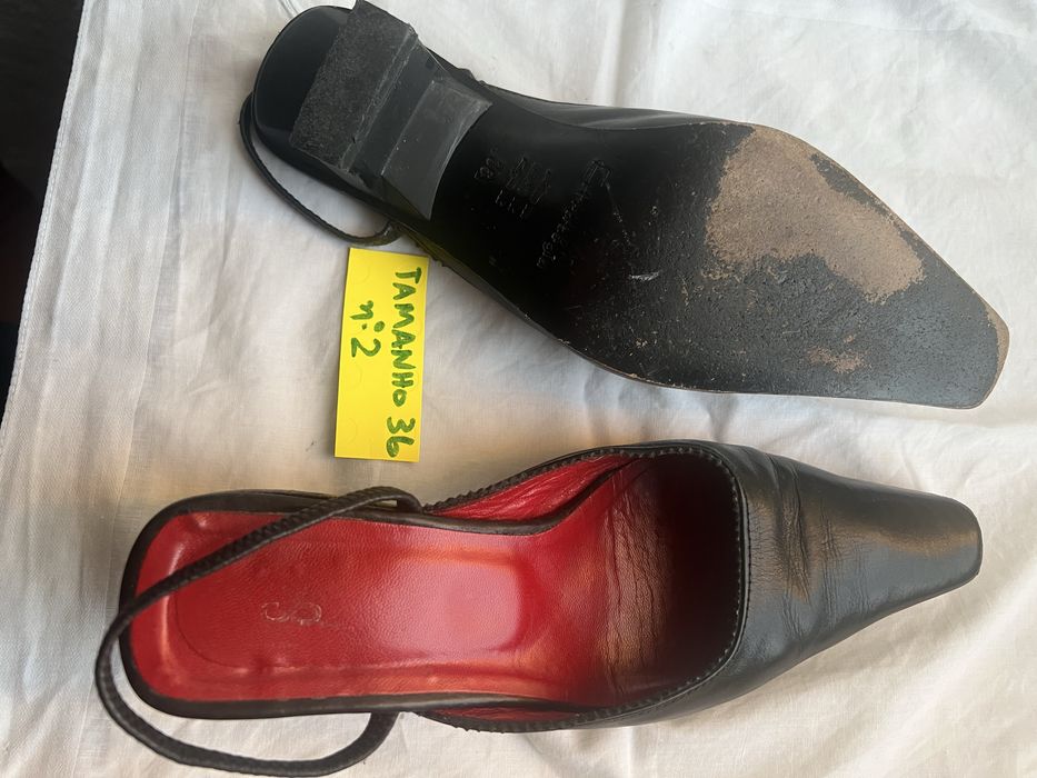 Sapatos e botas em pele n° 36 e 38