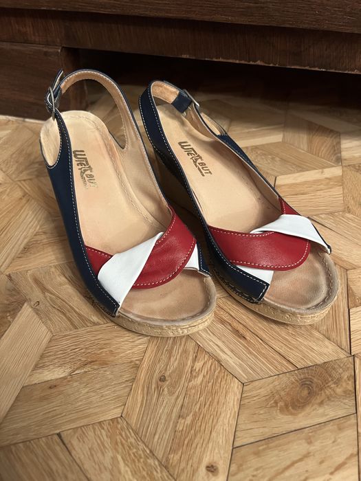 Buty na koturnie wielbut 39