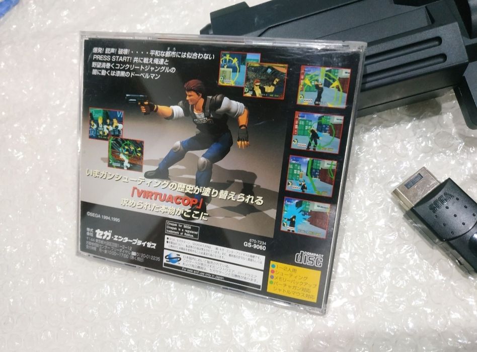 Sega Saturn Jogo Virtua Cop Japan NTSC-J