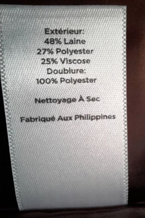 Blazer Talbots 48% lã, castanho mescla. Tamanho XL