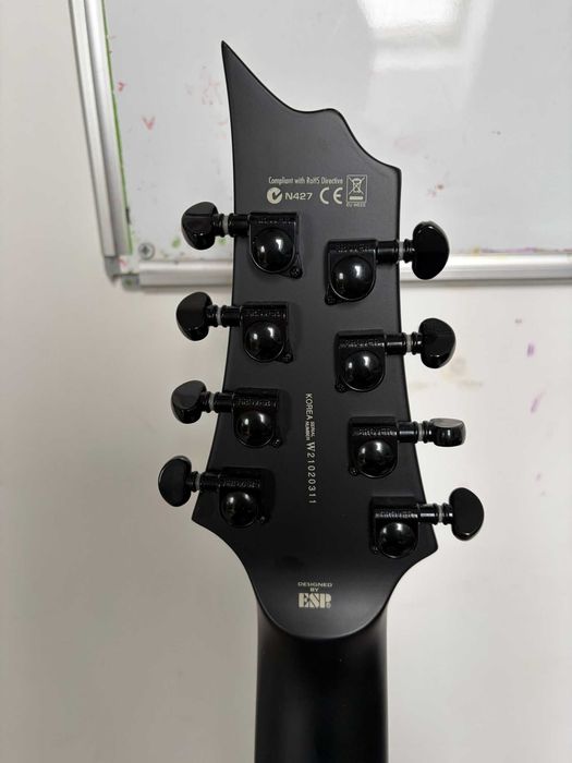 ESP LTD H-1008 Baritone Evertune Black Satin