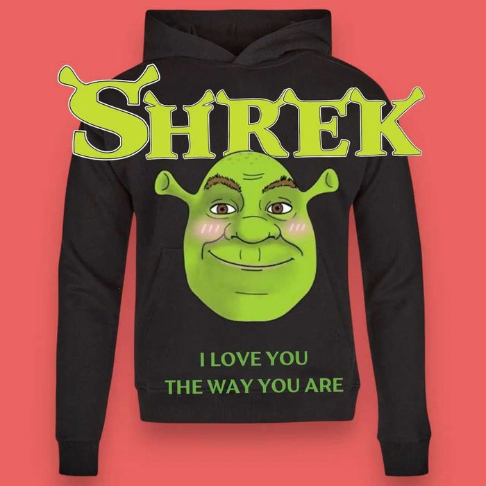 Парні худі Шрек і Фіона | парний одяг, принт на худі, кофти