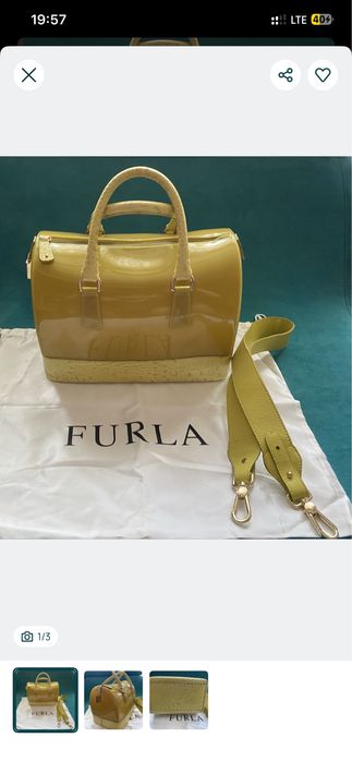 Ремень для сумки Furla кожа