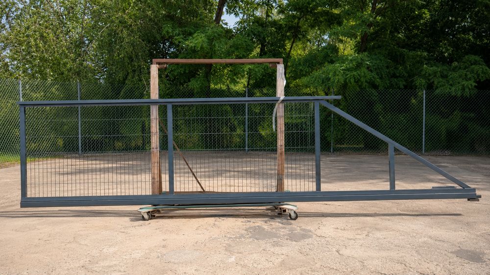 Brama Przesuwna 4 m z Napędem + Furtka 120 cm | Antracyt | Ocynk | Dostawa | Montaż