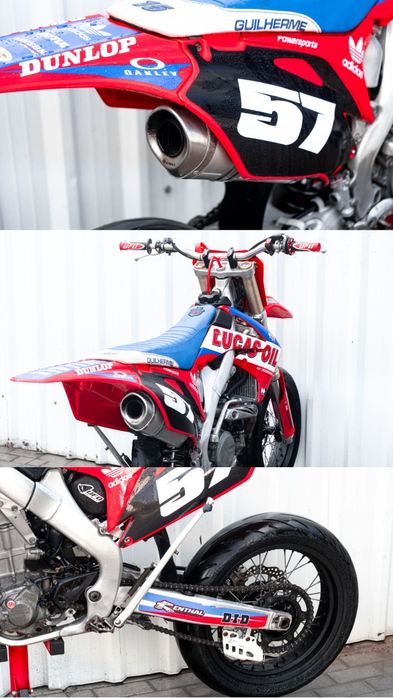 SUPERMOTARD HONDA CRF 450 LEOVINCE INJEÇÃO  até 87€/MÊS