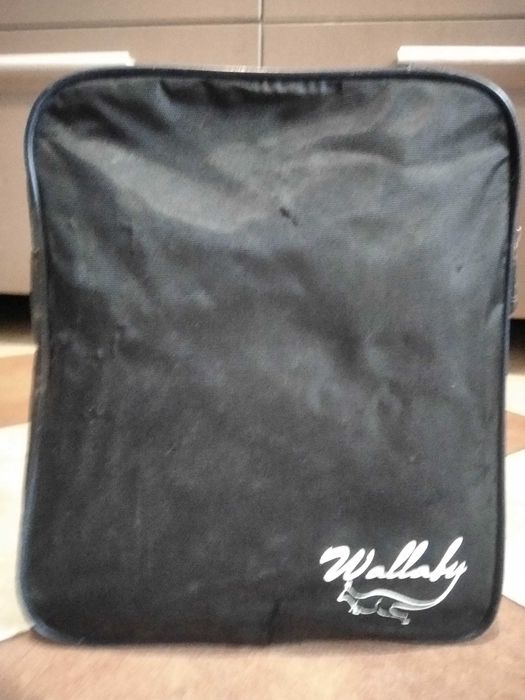 Wallaby сумка мужская спортивная,дорожная через плече,черная