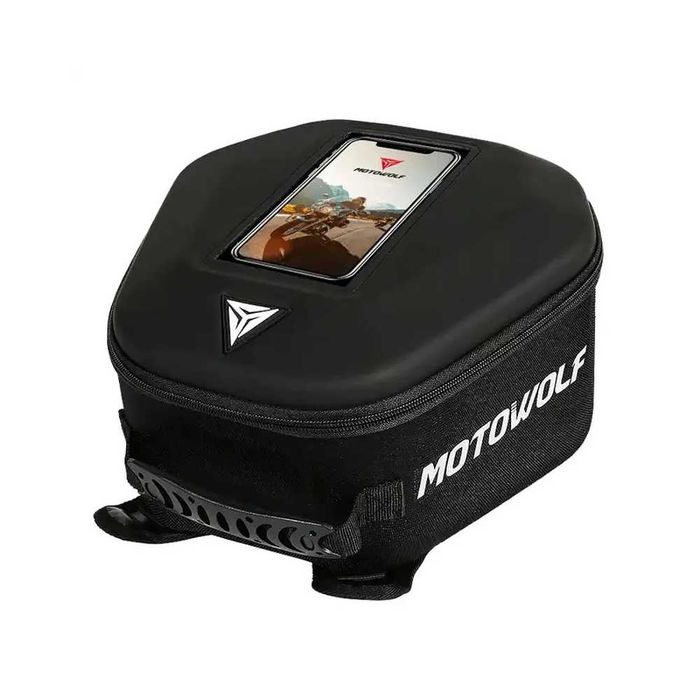 Bolsa de depósito magnética para moto - Multifuncional e impermeável