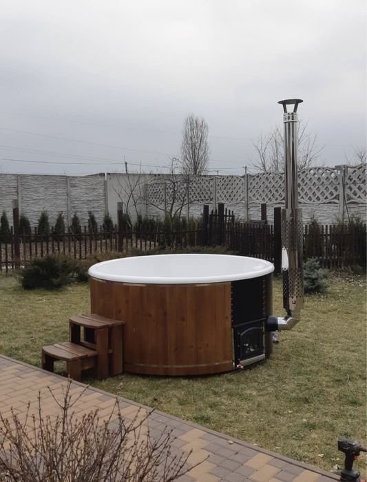 Чан з підігрівом! Джакузі! Виробництво! Купіль з пічкою