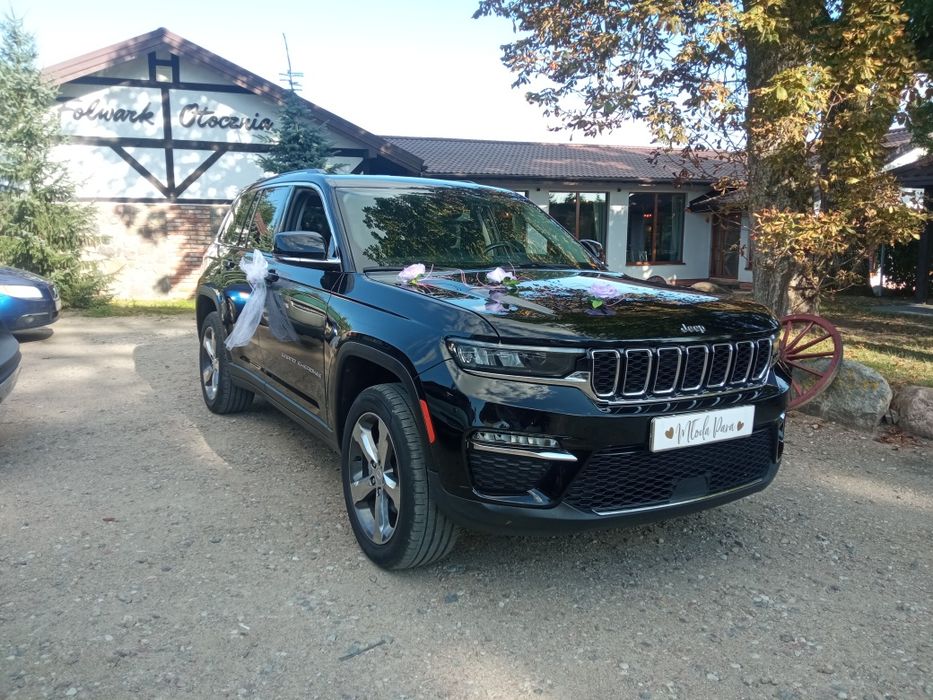Dodge Challenger / Jeep Grand Cherokee wynajem auto do ślubu
