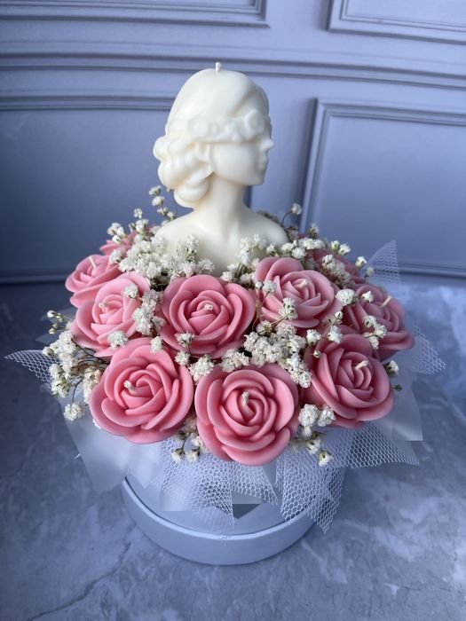 Подарунок на 14 лютого/Букети із свічок