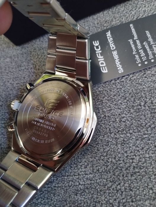 Nowy Casio Edifice EFS-S600D-1A2VUEF solar szafir