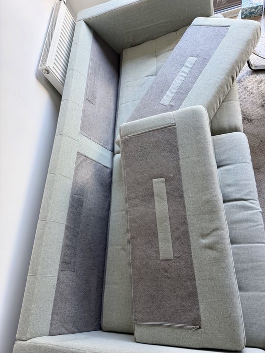 Sofa 3os Ikea Landskrona Gunnared jasnozielony