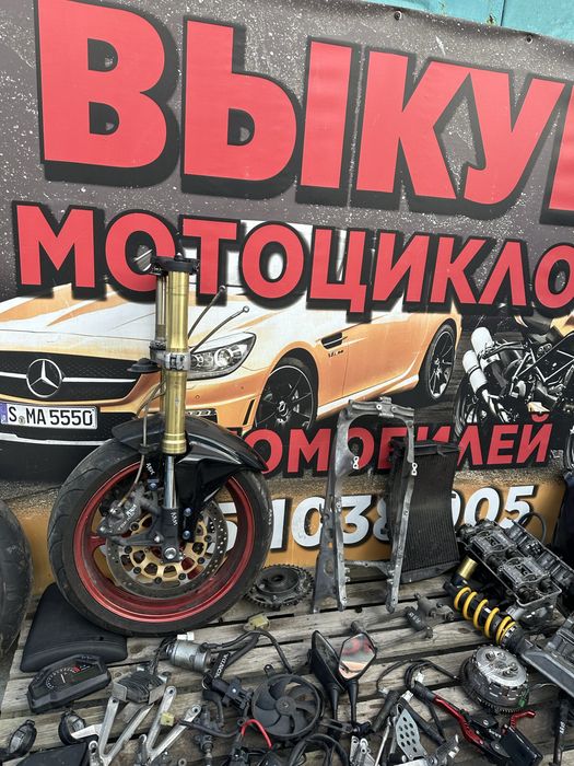 Вилка перья траверсы розбор Honda Cbr 600rr 2005