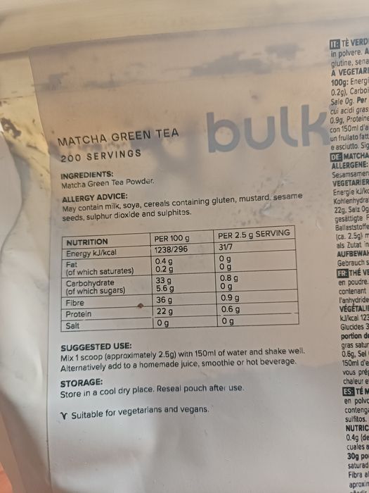 Matcha proszek 2x 500g