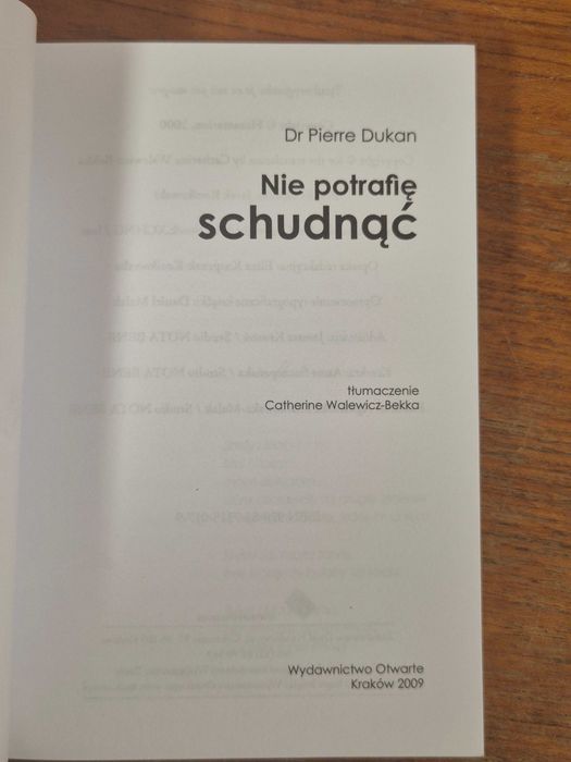Nie potrafię schudnąć - Pierre Dukan