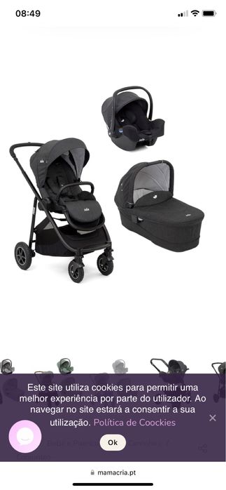 Vendo trio joie com acessorios frio e chuva