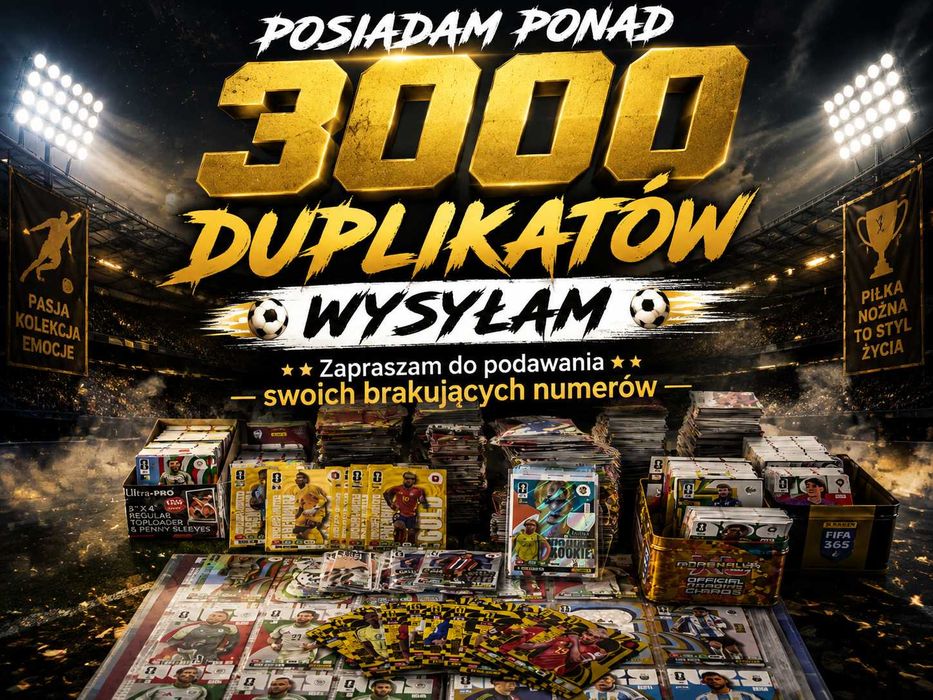 FIFA Panini World Cup 2026 Karty, powtórki, duplikaty