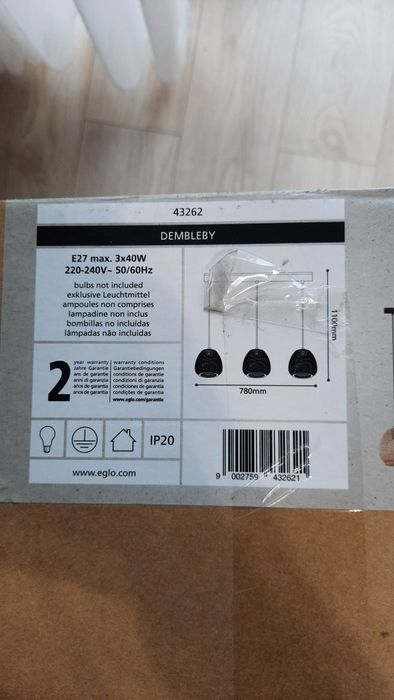 Lampa wisząca  DEMBLEBY