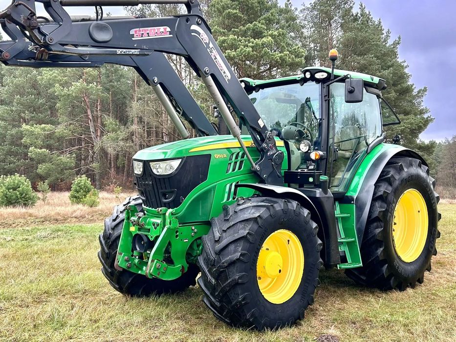 John Deere  6150R 50km Tur Wom Pneumatyka z Niemiec