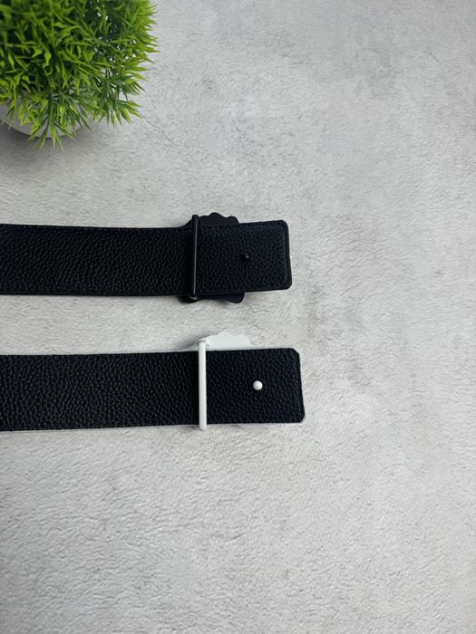 Ремінь Versace / Пасок версачі / Пояс versaci / Версаче ремень / Belt Versace / чорний, білий / 110см / Чоловічий ремінь