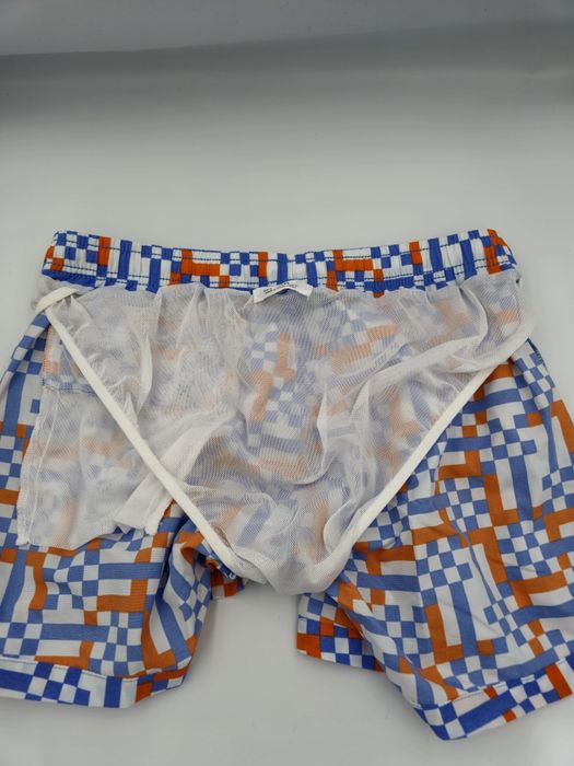 Oryginalne spodenki kąpielowe kąpielówki kolorowe męskie ZARA M