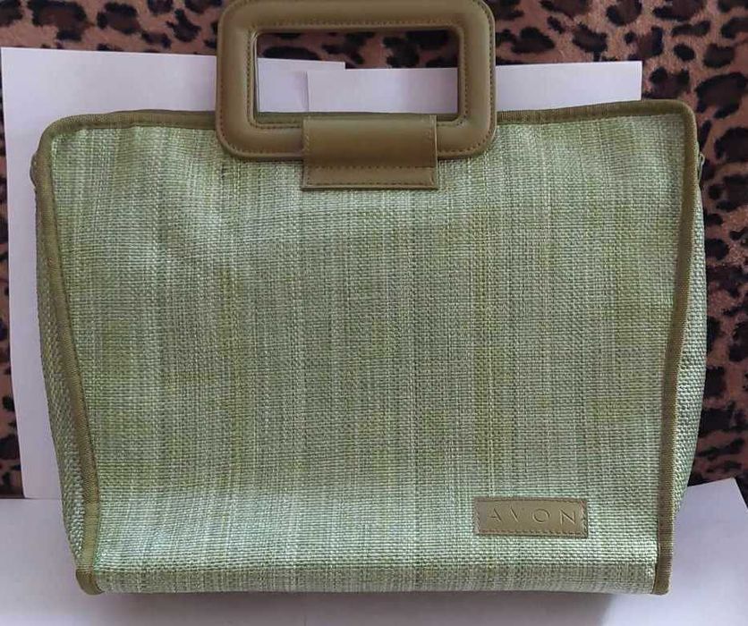 Torba damska zielona -siatka  Avon