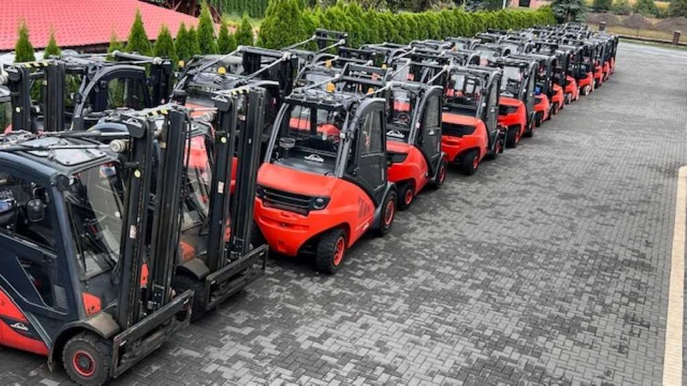 Wózek widłowy Linde używany 100 sztuk gotowych do pracy