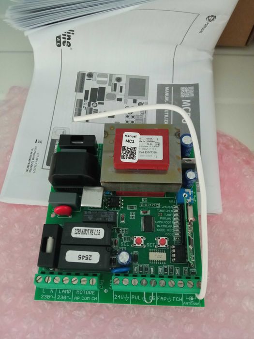 Placa eletrónica Automatismo MC1 Motorline Bravo 500