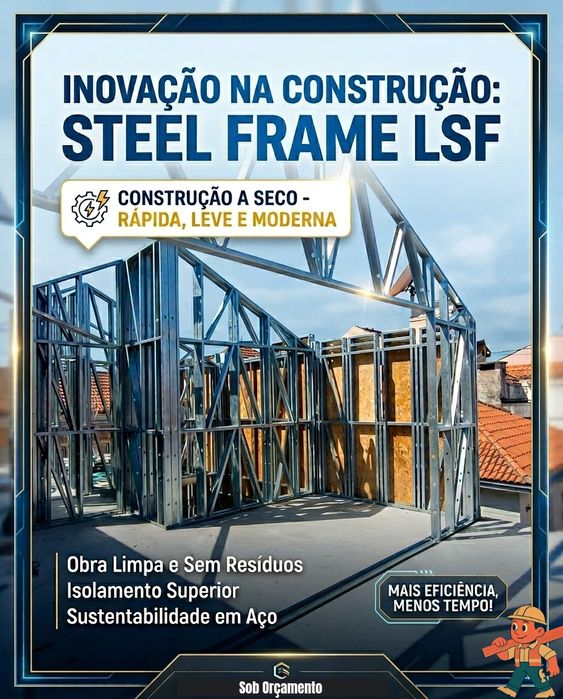 Construa com aço leve (LSF) &  Reparação de telhados - Construção Civil