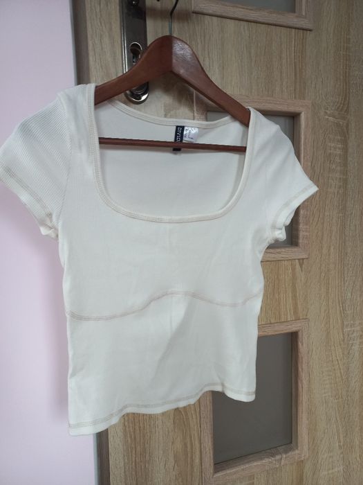 Bluzka damska crop top H&M
